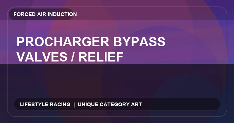 ProCharger Bypass Valves / Relief